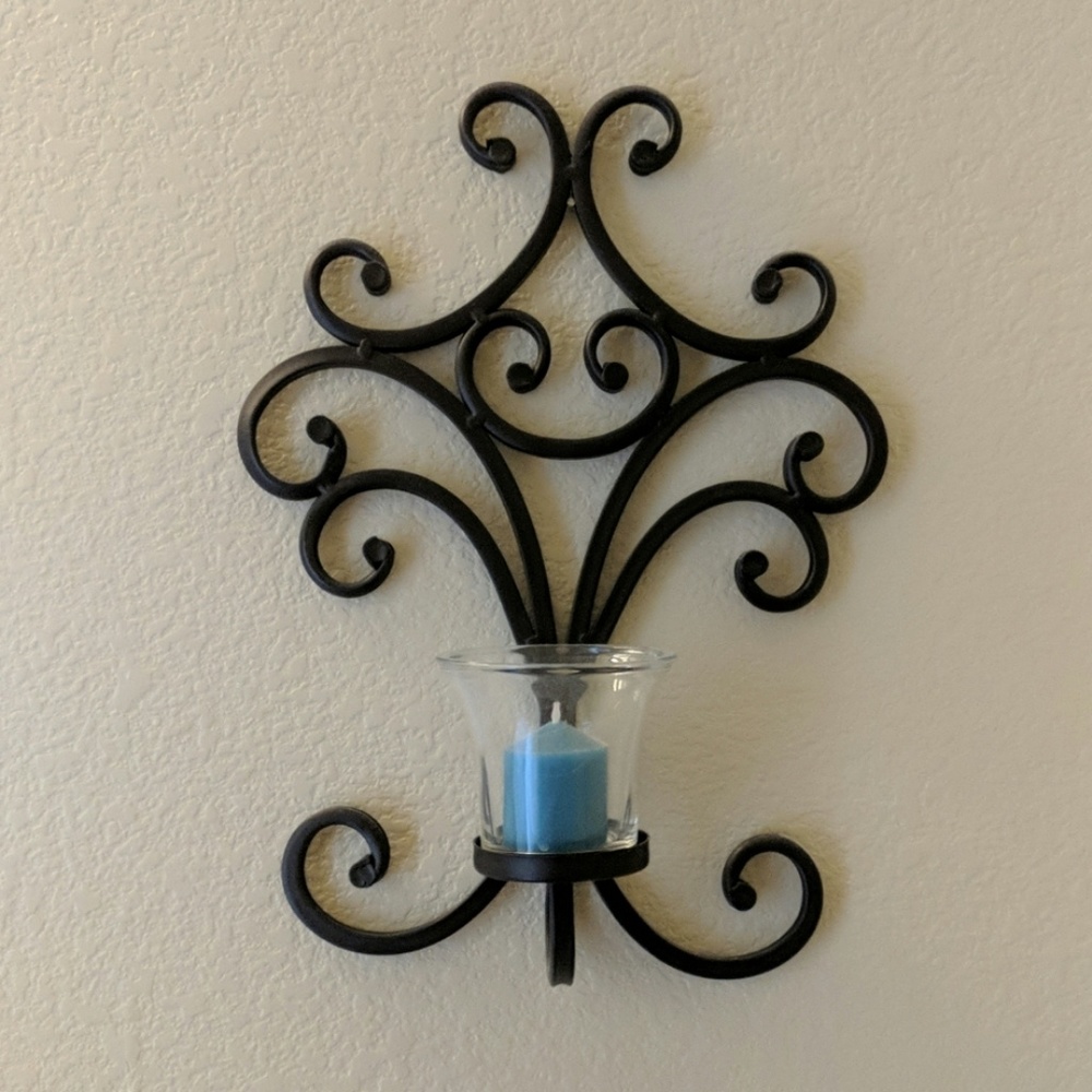 Scrolly Design Wall Sconce